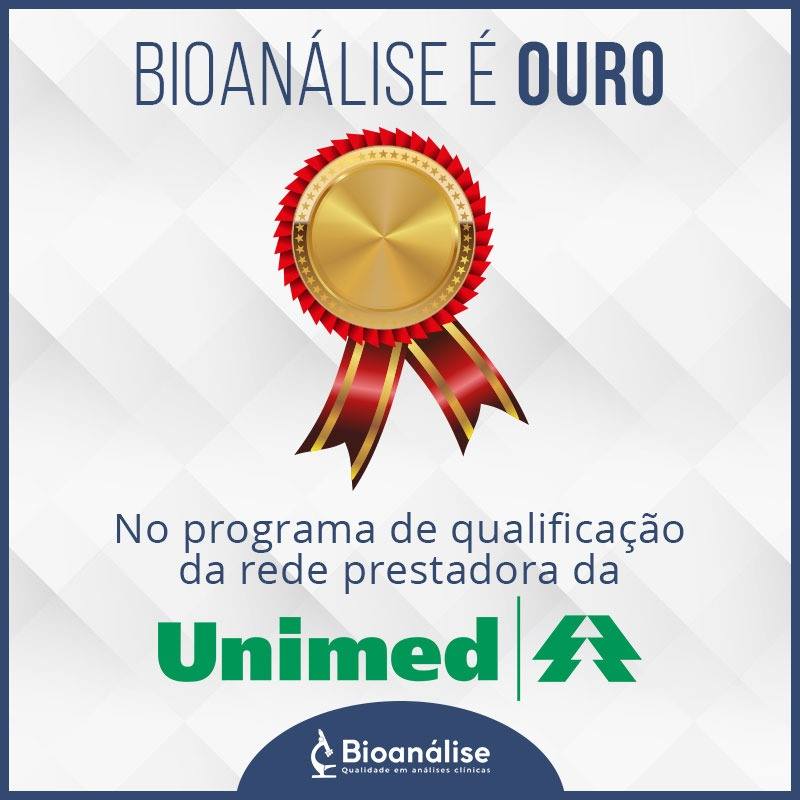 Bioanálise é Ouro!